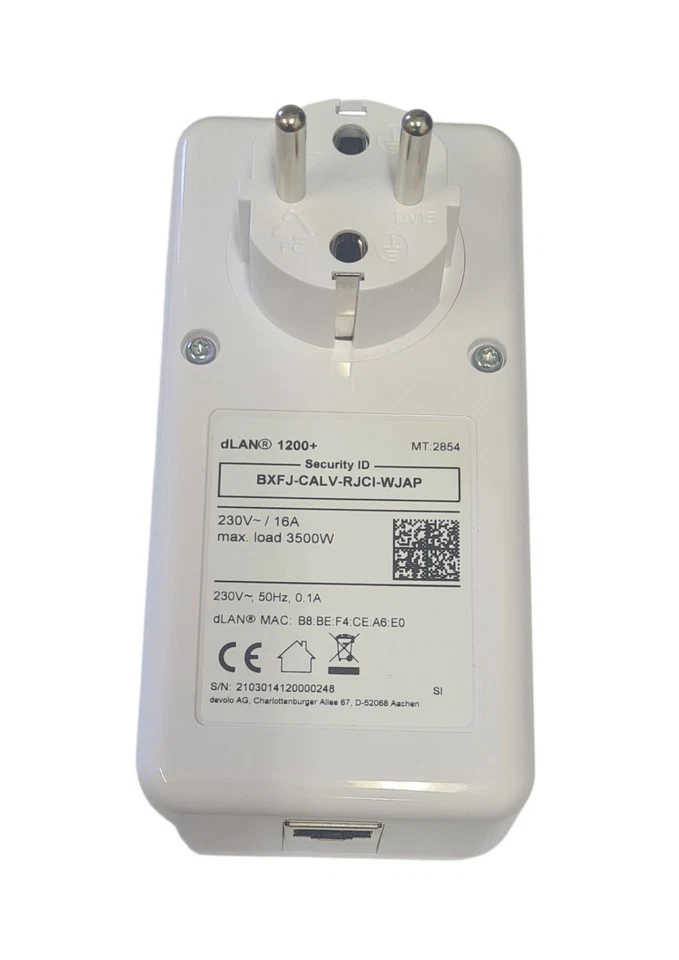 Pack de 2 x Devolo dLAN 1200+ - Adaptateur CPL 1200 Mbits/s - Grade B - Photo 2/4