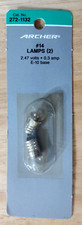Radio Shack  14 Lamps Two Bulbs 2.47 Volts 0.3 AMP E-10 Base Archer 272-1132
