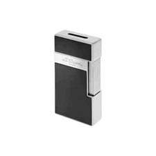 S.T. Dupont Big D Line 2 Lighter Black Lacquer & Chrome -  025001