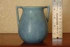 Unique Vintage Rookwood 2-Handled Cabinet Vase "XXIX" 1929 #63 Crystalline Blue
