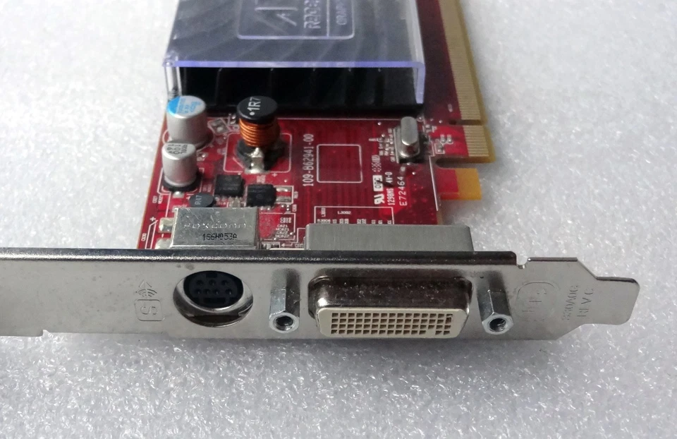 Dell ATI Radeon HD 3450 256MB Video Card X398D DMS-59 Full Profile w/ Cable - Image 2 of 2