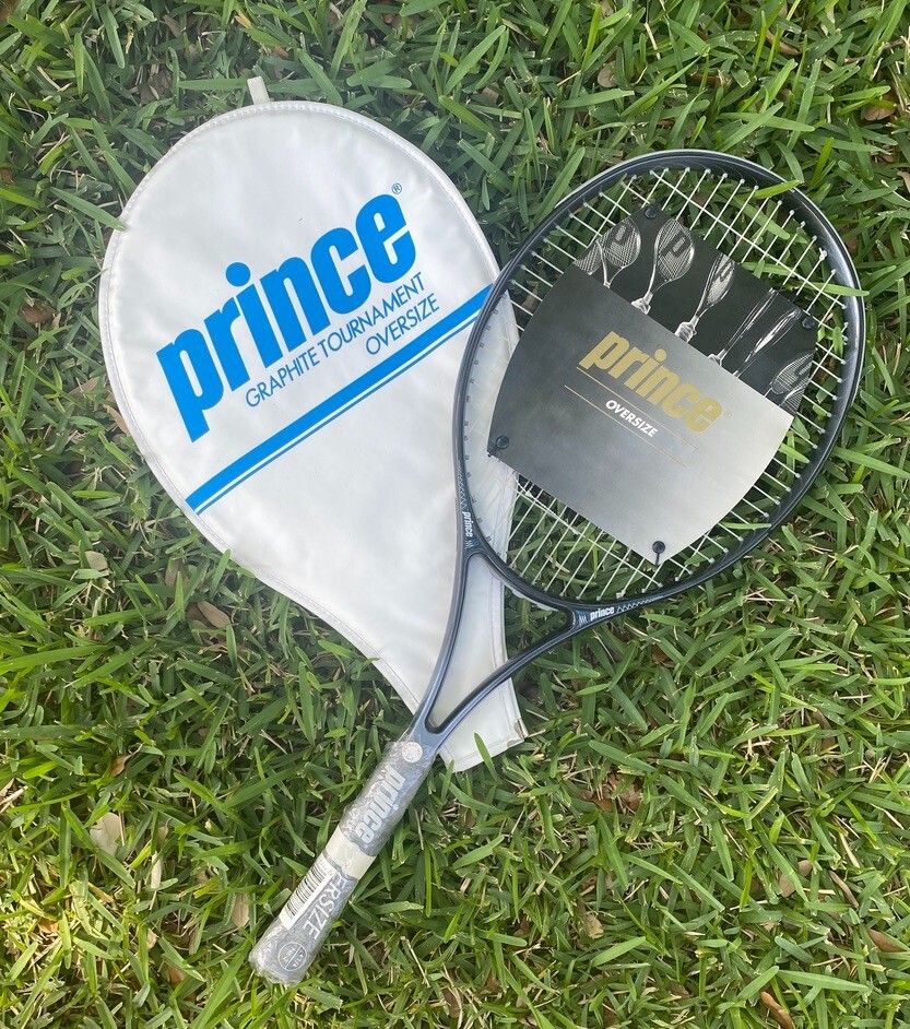 第2世代 Prince Graphite Oversize 台湾製 グラファイト 中古】プリンス グラファイト OS 台湾製4本ラインPRINCE