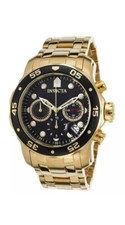 Invicta Pro Diver 80064 Chronograph Men's Gold Quartz Watch