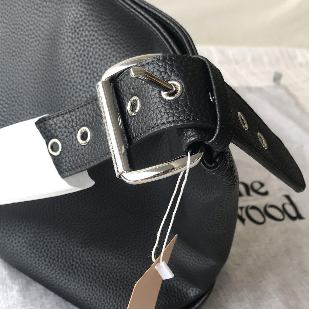 Vivienne Westwood Boston bag Big Orb Logo Women's Bags Black Vivienne Westwood Boston bag Big Orb Logo Women's Bags Black