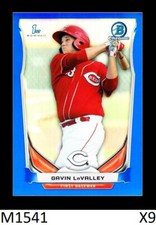 1-2014 BOWMAN CHROME DRAFT BLUE REFRACTOR GAVIN LaVALLEY REDS /399 QTY