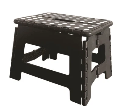 LEISUREWIZE Home Kitchen & Garden Durable Plastic Multi Purpose Foldable Step Up Stool SMALL