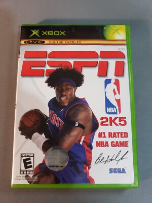 ESPN NBA 2K5 (Microsoft Xbox, 2004) No Manual 