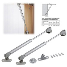 2Pcs Cabinet Door Hinge Lift Up Support Hydraulic Gas Spring Lid Flap Stay Strut