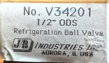 JB V34201 1/2 ODS Refrigerant Ball Valve [A5B4]