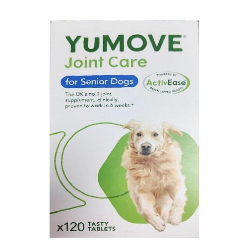 YUMOVE Joint/Digestive Care for Senior/all Dogs - 120 Tablets Dog Suppleme TGY