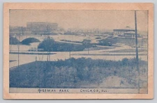 Sherman Park South Side Chicago Illinois Divided Back Postcard c1909