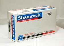 Shamrock 60000 Series Powder Free Latex Gloves, Box of 100