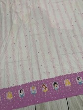 Disney Twin Flat  Fitted Sheet Shimmering Jasmine Princess Belle Cinderella