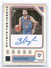 2023-24 Donruss Signature Series Vasilije Micic RC Rookie