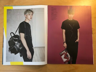 EXO ''Celebrity'' Korean magazine clippings 12 p. Sehun Chanyeol Suho D.O. Kai