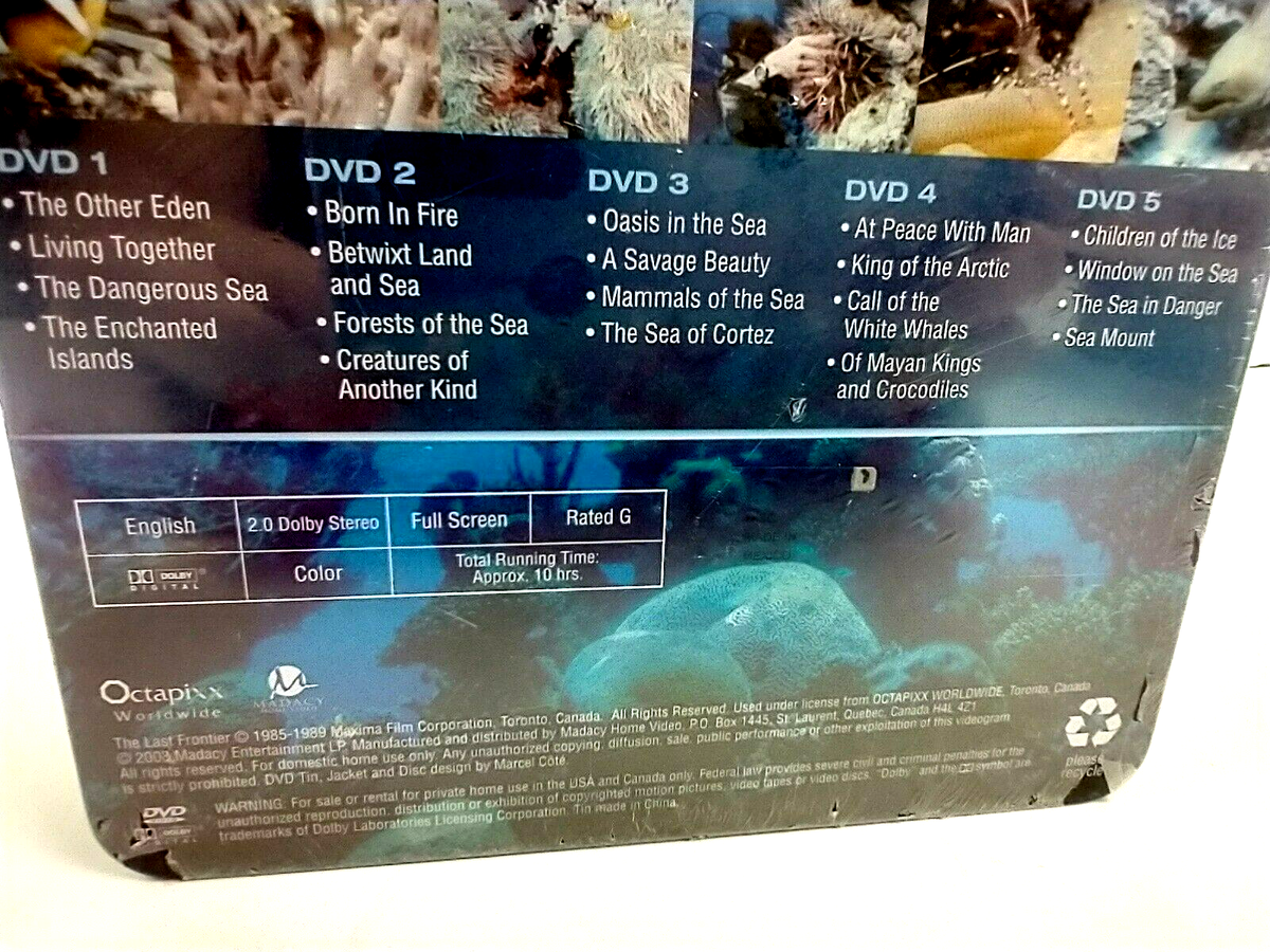 Ocean Alive DVD Collectors Edition in Tin Sealed High Def