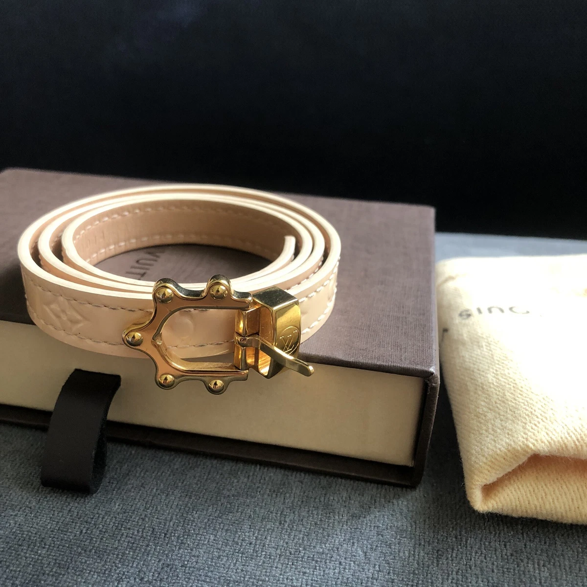 Louis Vuitton Beige Vernis Wish Wrap Bracelet