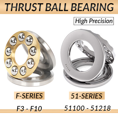 Thrust Ball Bearing High Precision Flat Seat Thrust Ball Bearings 3 Part