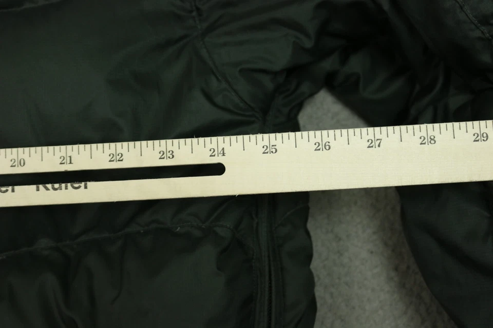 Винтажный Oakley мягкая одежда пуховик Куртка Пальто мужской XL зеленый гусь вниз перо - Изображение 4 из 4