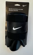 NEW Nike BPG 30 Baseball Batter's Leg Guard Adult Unisex One Size Black White