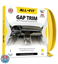 All-Fit Automotive Car Gap Filler – 10 Ft Yellow Trim Molding for Car Accesso