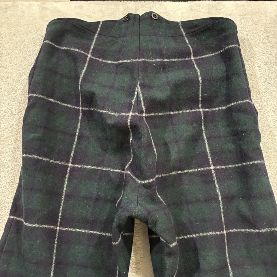 Pantalones militares de 1947 escoceses tartán Trews Highland talla 15 37 x 33 lana Foto 4 de 4