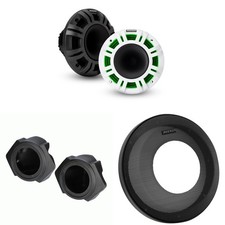 Kicker KMXL Horn-Loaded LED Powersports Speakers w/ Grilles Polaris RZR Fro...