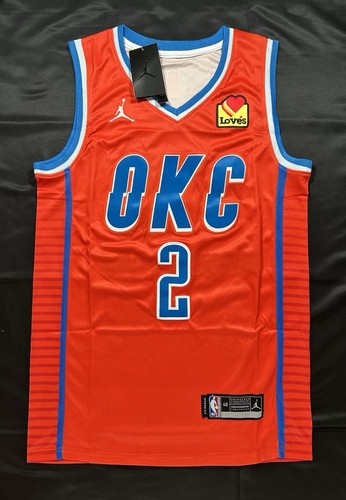 Maillot NBA Shai Gilgeous-Alexander Oklahoma City Thunder Bleu - Taille L, Neuf