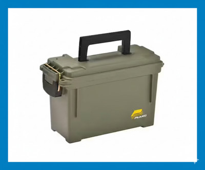 Plano Field Ammo Box, OD Green, Lockable Ammunition Storage Box with Heavy-Duty