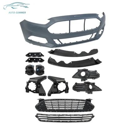 Fit For Ford Fusion 2013-2016 W/Fog Light Set Complete Front Bumper Assembly - Image 1 of 4