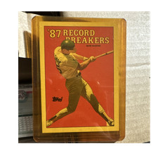 Topps 1988 Topps '87 Record Breakers Rookie Mark McGwire A's #3 Card