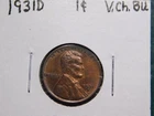 1931 D   Lincoln Cent Item # 5877