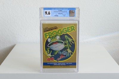 Frogger Parker Brothers Sega Intellivision USA 1983 Blue CGC WATA VGA 9.6 A++