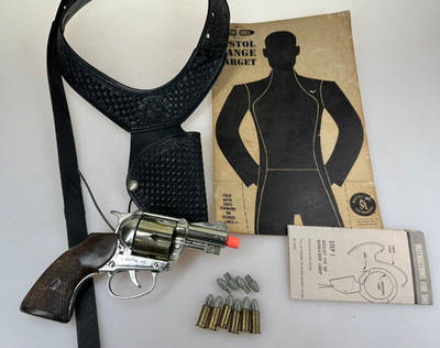 【希少】BLACK BULLET BIRTH 【３Ｗ】【５Ｗ】２本セット【ＳＲ】 1959 Mattel Shootin' Shell Snub-Nose 38 Toy & Holster Bullet Tips
