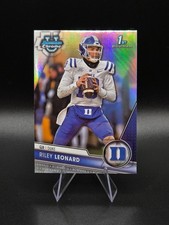 2023 Bowman Chrome University Refractors #6 Riley Leonard! Duke