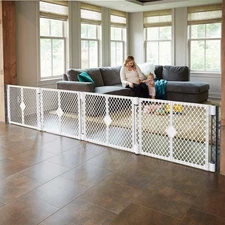Superyard Wall Mount Kit Indoor Safety Gate Extension for 6 Panel Play Yard