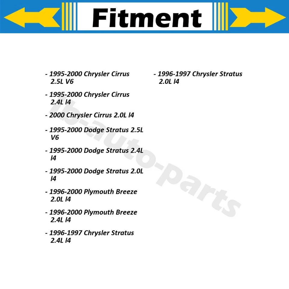 4x Manguera de freno delantera trasera para Plymouth Breeze 2,4 L 1996-2000 Foto 2 de 4