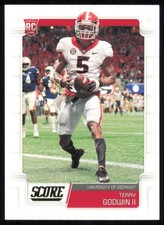 2019 Score #428 Terry Godwin II RC Georgia Bulldogs
