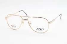 NEW UVEX FC601A GOLD CS82 GOLD BROWN AUTHENTIC DESIGNER EYEGLASSES 54-18