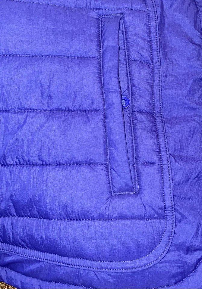 Alpine design Sz Lg Ladies zip up blue or purple hooded semi puffer jacket NWT - Image 4 of 4