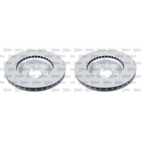 2X Valeo 258Mm Bremsscheiben Vorne Passend FüR Daihatsu Charade Toyota Yaris | 6