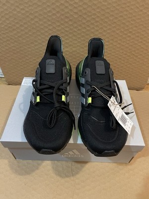 adidas UltraBoost 22 Men's Running Sneakers Black Beam Green GX5917