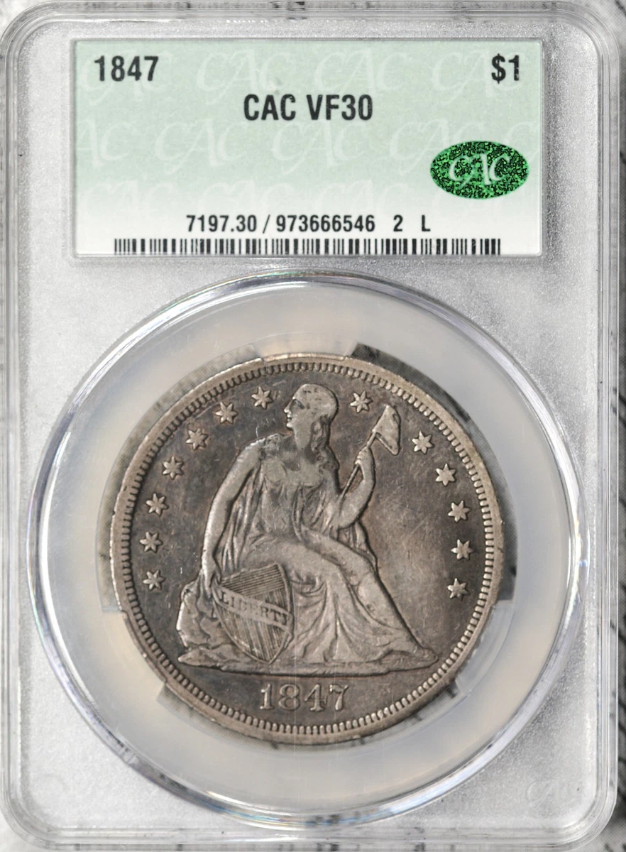 1847 Year Seated Liberty US Half Dollars (1839-1891) for sale | eBay