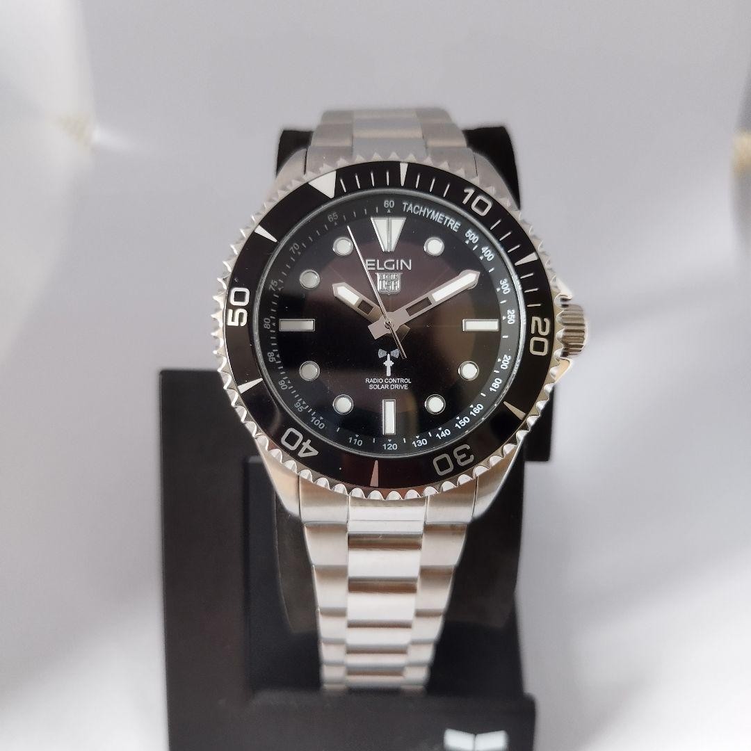 ELGIN Solar Radio-Controlled Watch Excellent Condition