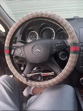 Guccii Steering Wheel Customfits Most Steering Wheels14-15color Coffeebrown