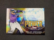 2020 Topps Stadium Club Chrome - Power Zone Nolan Arenado #PZ-22 Gold Refractor