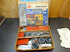 Gilbert Motorized Erector Set 400 -Appears Mostly a Complete Set with Motor