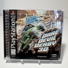 Dare Devil Derby 3D Playstation 1 PS1 Complete CIB w/RegCard Tested Clean