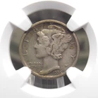 1926 "D" Mercury SILVER Dime 10c NGC XF40 #009 Extra Fine ECC&C, Inc.