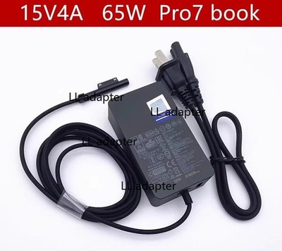 Original 65W Charger Microsoft Surface Pro Book 1 2 3 4 5 6 7 X Power Adapter